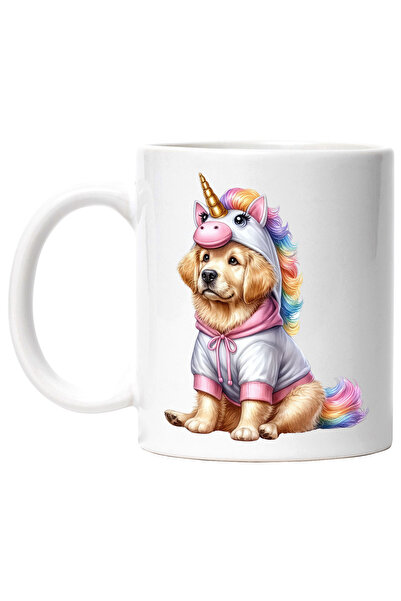 StoryGift Romania Cana cu un catel Golden Retriever cuminte | ilustratie | co...