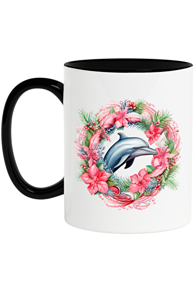 StoryGift Romania Cana cu un delfin | coroana din floricele | frunze | vasc |...