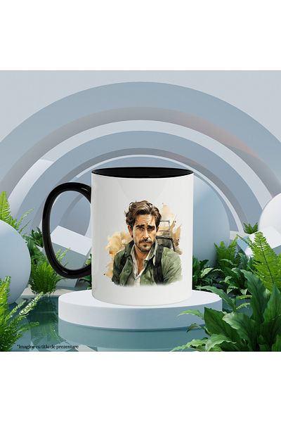 StoryGift Romania Mug With Jake Gyllenhaal, Actor, Movies, Action, Celebrity, Multicolor 330 ml, , With ,STG .