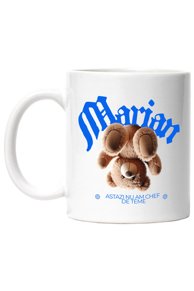 StoryGift Romania Cana cu Urs De Plus Maro Text Marian Astazi Nu ma Chef De t...