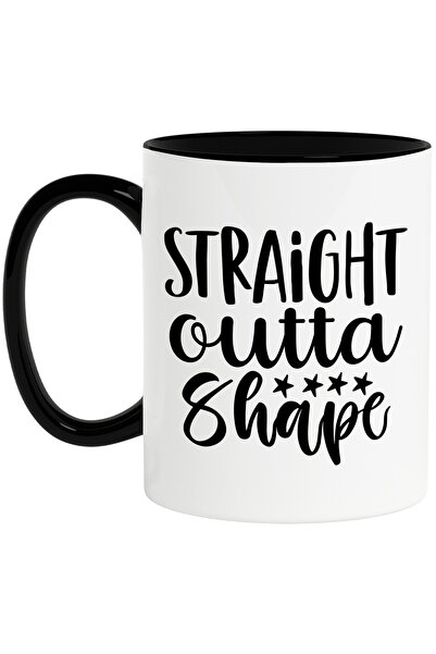StoryGift Romania Cana pentru iubitorii de fitness cu mesajul "Straight outta...