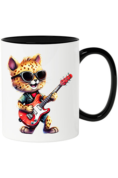 StoryGift Romania Cana cu un jaguar care canta la chitara | ilustratie | tale...