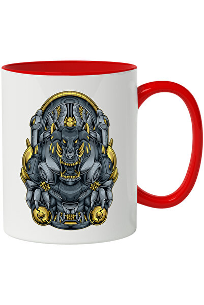 StoryGift Romania Cana Cu Dragon, Mecha, Sci Fi, Cyberpunk, Gheare, Robot, Mu...