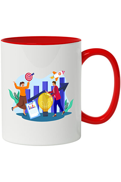 StoryGift Romania Cana Cu Tinta, Racheta, Performanta, Business, Multicolor 3...