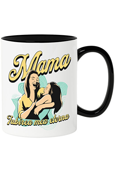 StoryGift Romania Cana Mama este iubirea mea eterna familie, 330ml, Ceramica ...