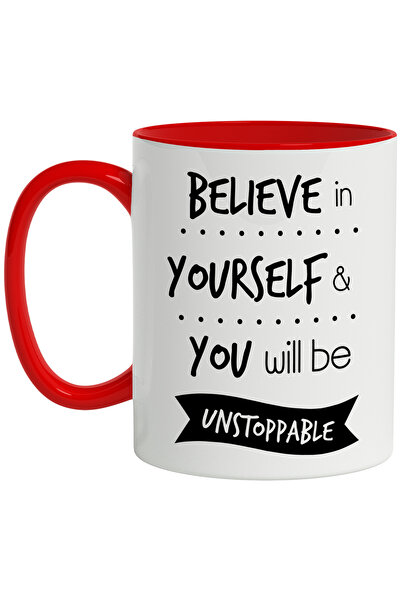 StoryGift Romania Cana Cu Mesaj In Engleza Believe In Yourself & You Will Be ...