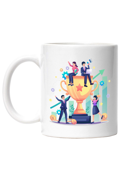 StoryGift Romania Cana Cu Trofeu, Performanta, Monede, Business, Multicolor 3...