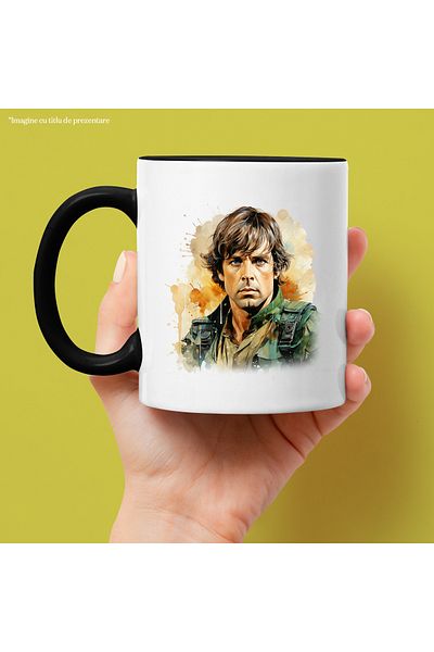 StoryGift Romania Luke Skywalker Mug, Star Wars, SF Movies, Multicolor 330 ml, Ceramic, With ,STG