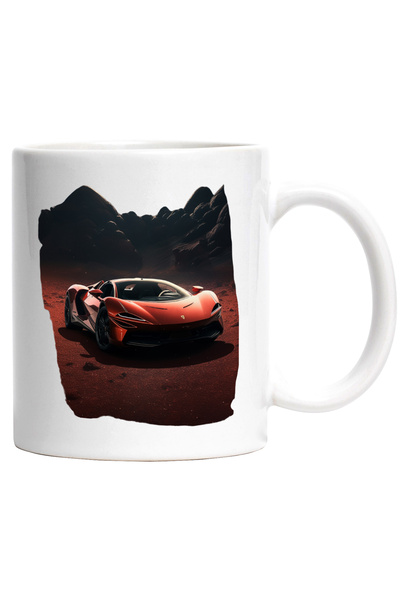 StoryGift Romania Cana Cu Masina Sport, Desert, Fum, Cenusa, Apus, Lux, Multi...