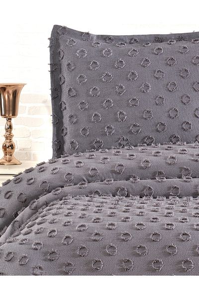 ELVİRAHOME Double 3 Pcs Nordic Bedspread Set-Bed Cover Set-Pike Set Daily Dowry