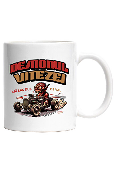 StoryGift Romania Cana demonul vitezei monstru in masina adrenalina, 330ml, C...