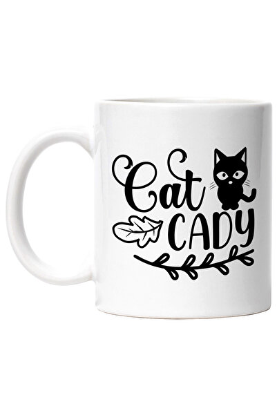 StoryGift Romania Cana cu o pisicuta si textul "Cat caddy" - pisicuta care ca...