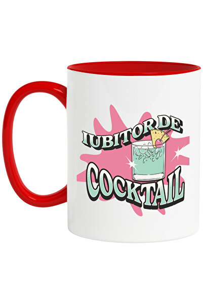 StoryGift Romania Cana Iubitor de cocktail pahar alcool petrecere, 330ml, Cer...