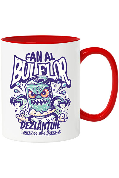 StoryGift Romania Cana Fan al bulelor dezlantuie haos carbogazos, 330ml, Cera...