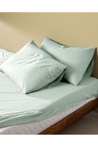 Madame Coco Eloise King Size 100 % Baumwolle Ranforce Spannbettlaken-Set