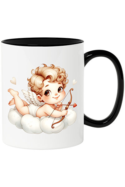 StoryGift Romania Cana cu un bebelus care trage cu arcul | ilustratie | Cupid...
