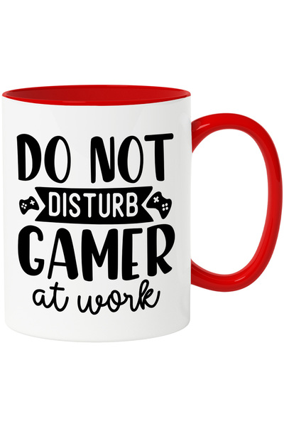 StoryGift Romania Cana cu textul "Do not disturb, gamer at work" - nu deranja...