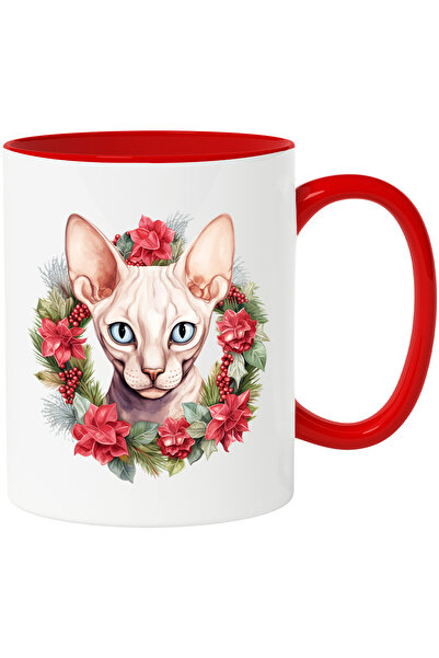 StoryGift Romania Cana cu o pisica Sfinx serioasa | ilustratie | coroana | va...