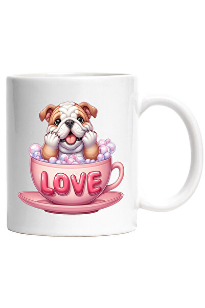 StoryGift Romania Cana cu un catel vesel | ilustratie | sta intr-o ceasca | m...