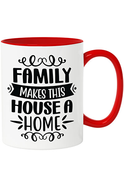 StoryGift Romania Cana cu textul "Familia face din aceasta casa "acasa"" cu M...