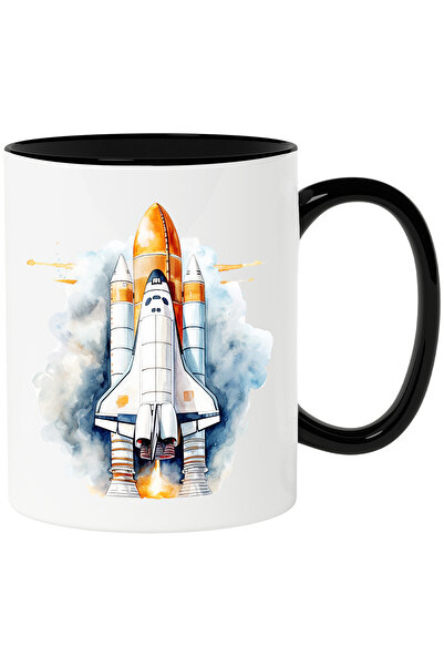 StoryGift Romania Cana cu o racheta care pleaca spre Luna | ilustratie | astr...