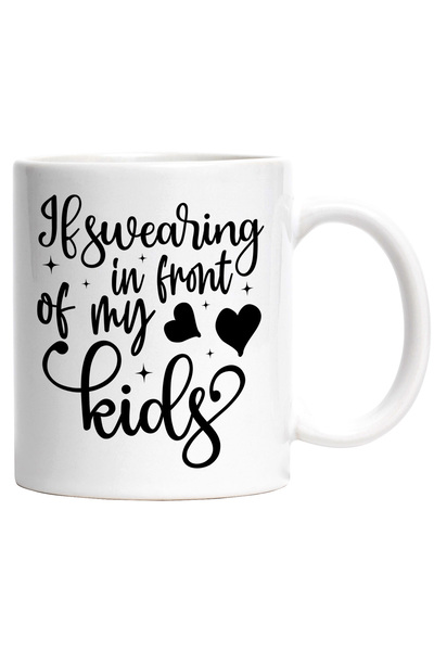 StoryGift Romania Cana cu inimioare pentru cei care folosesc un limbaj nasol ...