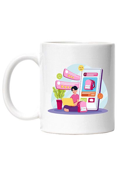 StoryGift Romania Cana Cu Recenzii, Cumparaturi, Ghiozdan, Laptop, Multicolor...