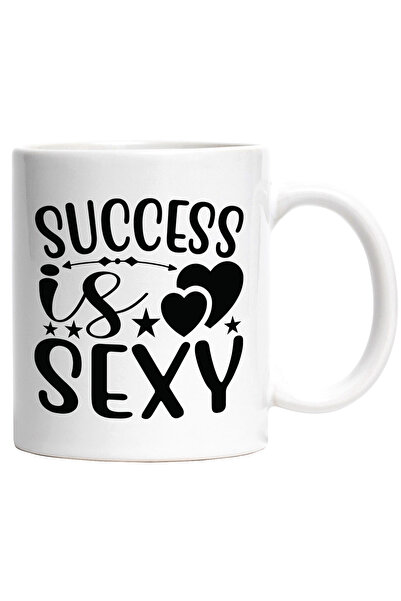 StoryGift Romania Cana cu inimioare si textul "Succesul este sexy" cu Maner A...