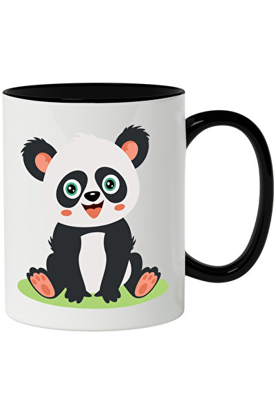 StoryGift Romania Cana Cu Urs Panda, Zambet, Animal, Astiatic, Blana, Multico...