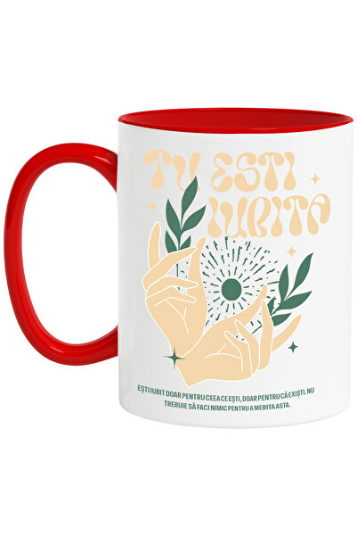 StoryGift Romania Cana Tu esti iubita self love apreciere fii tu, 330ml, Cera...