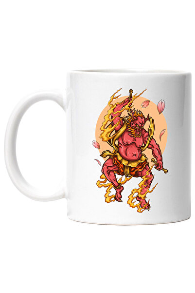 StoryGift Romania Cana Cu Demon, Asiatic, Flacari, Oni, Soare, Petale, Flori,...