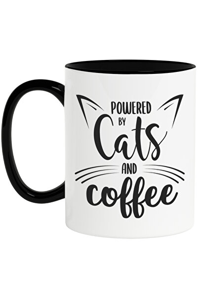 StoryGift Romania Cana cu urechi de pisica si mesajul in engleza "Powered by ...