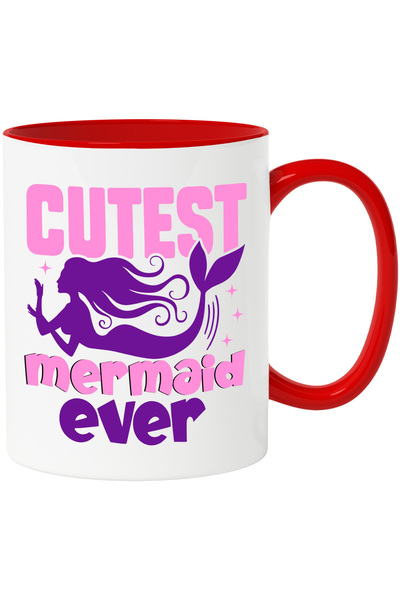 StoryGift Romania Cana cu o sirena si mesajul "Cea mai draguta sirena dintotd...