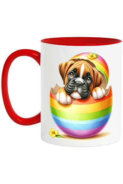 StoryGift Romania Cana cu un catel timid care iese dintr-un ou spart | ilustr...