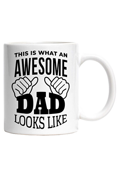 StoryGift Romania Cana cu Textul in Engleza This is What an Awesome Dad Looks...