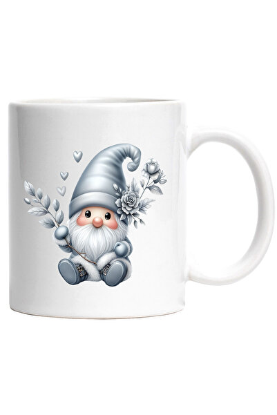 StoryGift Romania Cana cu un pitic surprins | ilustratie | ramura | flori | i...