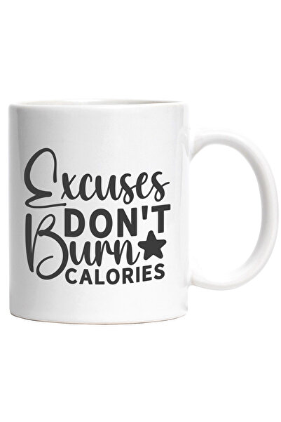 StoryGift Romania Cana cu mesaj din care reiese ca scuzele nu ard caloriile -...