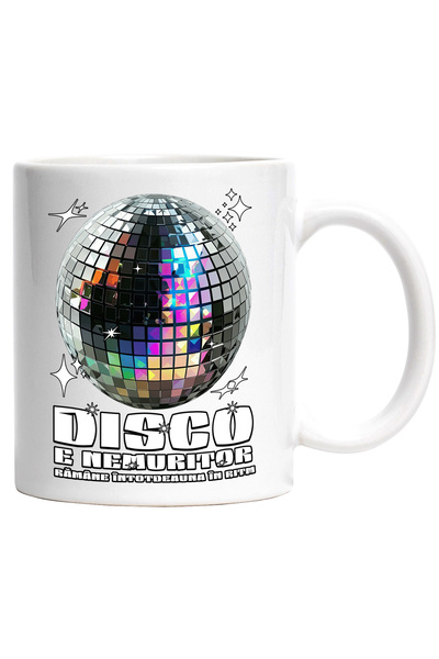 StoryGift Romania Cana Disco E Nemuritor glob stralucitor petrecere, 330ml, C...