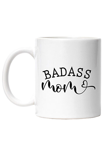 StoryGift Romania Cana cu mesajul in engleza "Bada*s mom" - mama smechera cu ...
