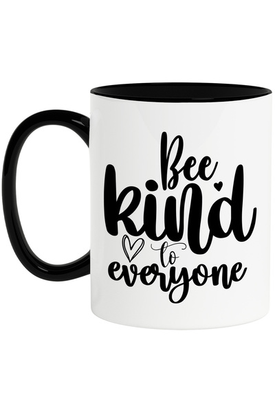 StoryGift Romania Cana cu inimioare si mesajul "Be kind to everyone" - fii bu...