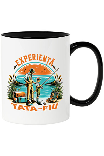 StoryGift Romania Cana experienta tata fiu pescuit familie amintiri, 330ml, C...