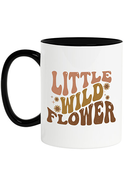 StoryGift Romania Cana cu flori si mesajul in engleza "Little wild flower" - ...