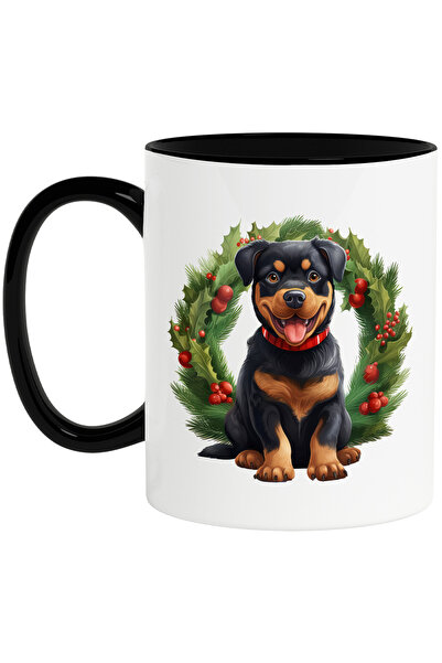 StoryGift Romania Cana cu un catel Rottweiler, ilustratie, bucurie, ilustrati...