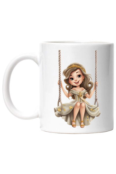 StoryGift Romania Cana cu o printesa frumusica | ilustratie | se da in leagan...
