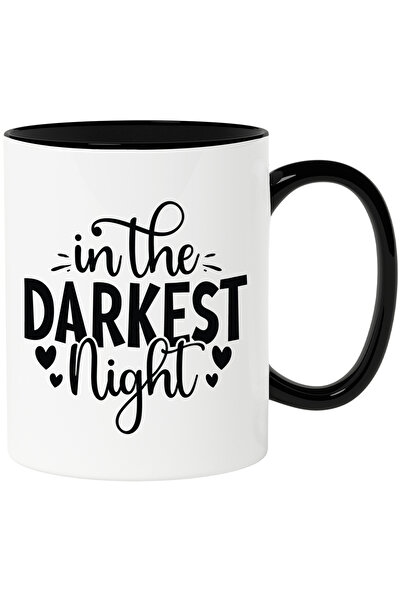 StoryGift Romania Cana cu inimioare si textul "In cea mai intunecata noapte" ...