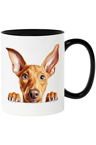 StoryGift Romania Cana cu un catel surprins | ilustratie | priveste mirat | g...