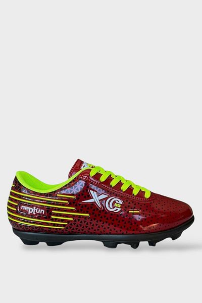 Liger Men's Football Boots - Threaded, Red and Row