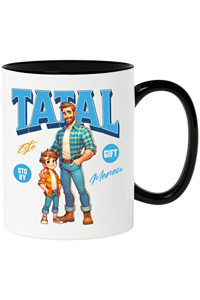 StoryGift Romania Cana cu Tata Si Fiu Amintiri Copii Text Cel mai Tare tata D...