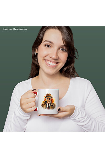 StoryGift Romania Mug With Fred Thursday, Endeavor, Policeman, Character, Series, Multicolor 330 ml, , With ,STG