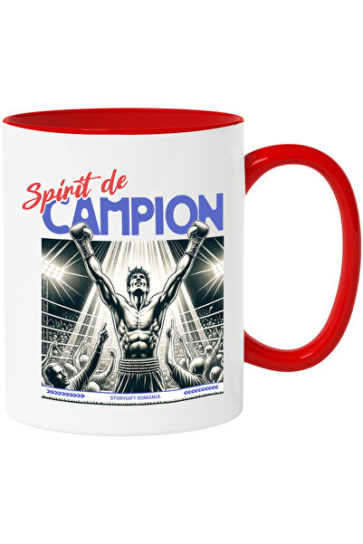 StoryGift Romania Cana Barbat castigator meci de box, munca, spirit de campio...